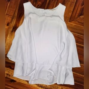 ** 2/$15 ** Stella Luce Silky Layered Sleeveless Blouse